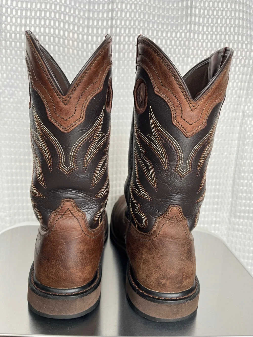 Ariat Groundbreaker Steel Toe Work Boots 10034717 Men's 8D Brown EH ASTM